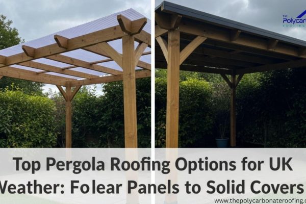 Top Pergola Roofing Options for UK Weather: From Clear Panels to Solid Covers